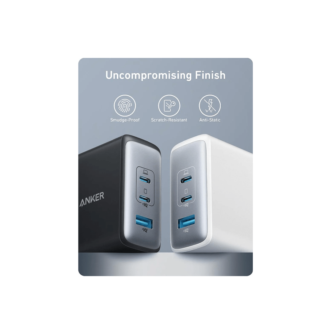 Anker 736 Nano II 3-Port USB 100W GaN II Charger - Black in Qatar Anker 736 Nano II 3-Port USB 100W GaN II Charger - Black in Qatar